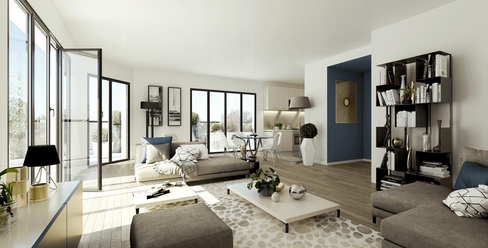 Projet immobilier d'appartements neufs à vendre, quartier Adamville à Saint-Maur-des-Fossés proche Paris