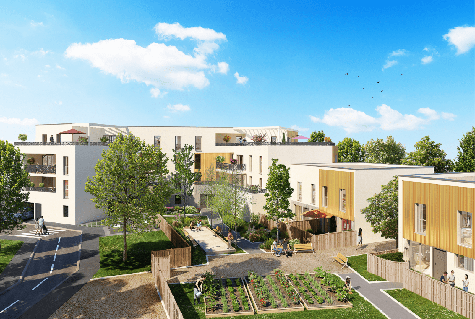 projet immobilier de maisons et d'appartements neufs à vendre, Angers