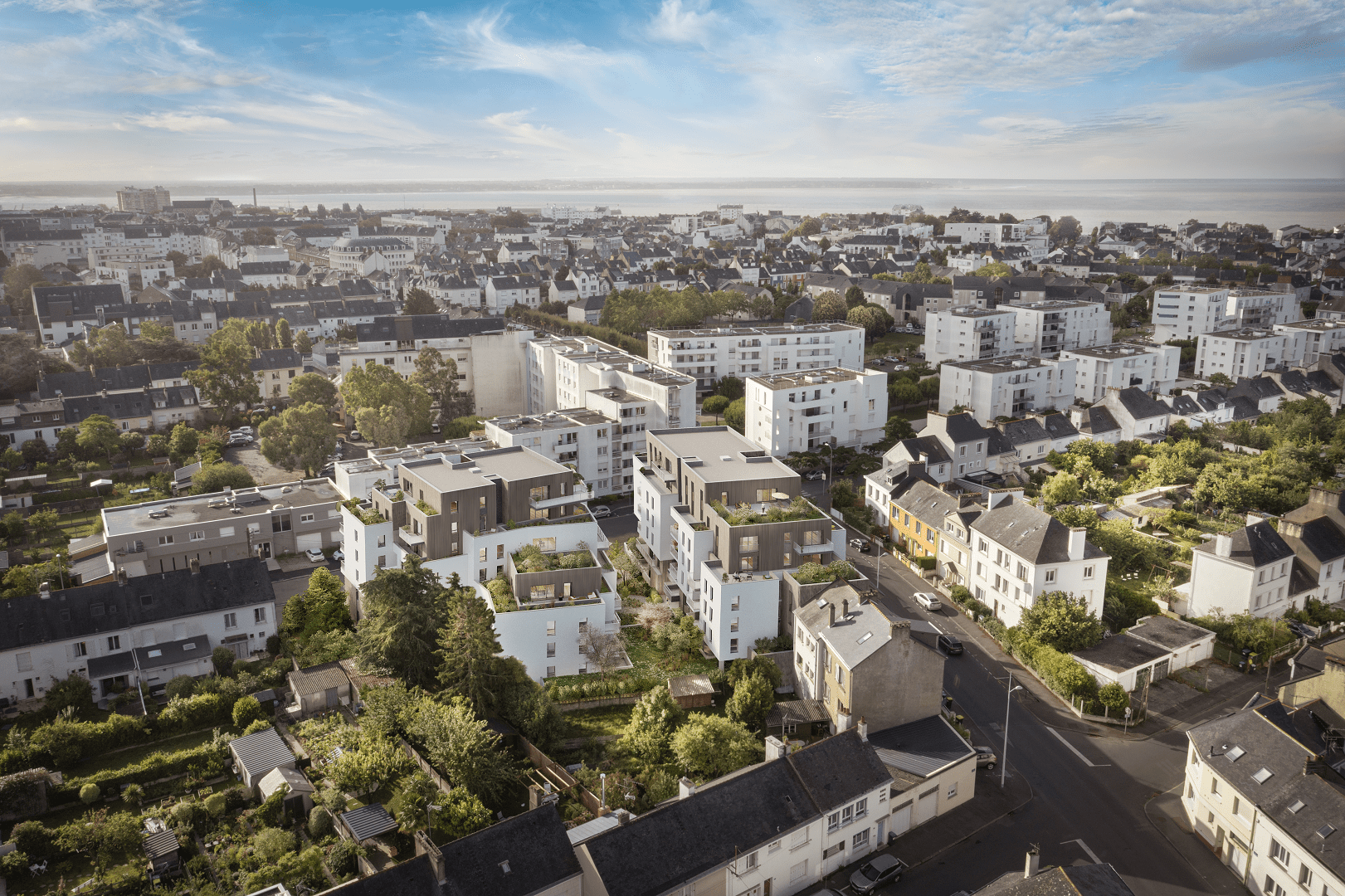 perspective Etik Saint-Nazaire immeubles neufs