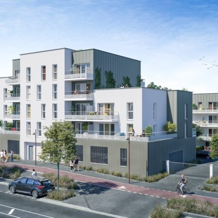 projet immobilier d'appartement à vendre neufs, quartier Zac du Square à Dreux