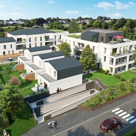 projet immobilier de maisons et d'appartements neufs à vendre, Montreuil-Juigné