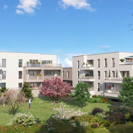 Projet immobilier d'appartement à vendre neufs, quartier Planty à Vertou