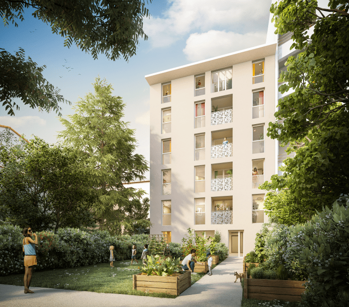 perspective Sweet Park Toulouse appartements neufs