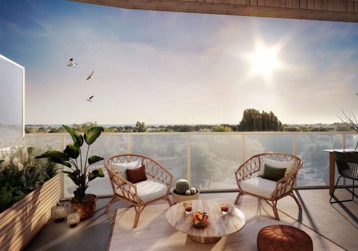Vue terrasse de Créativ